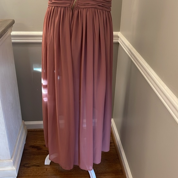 Ladies, very elegant mauve color summer dress size XL - Picture 11 of 12